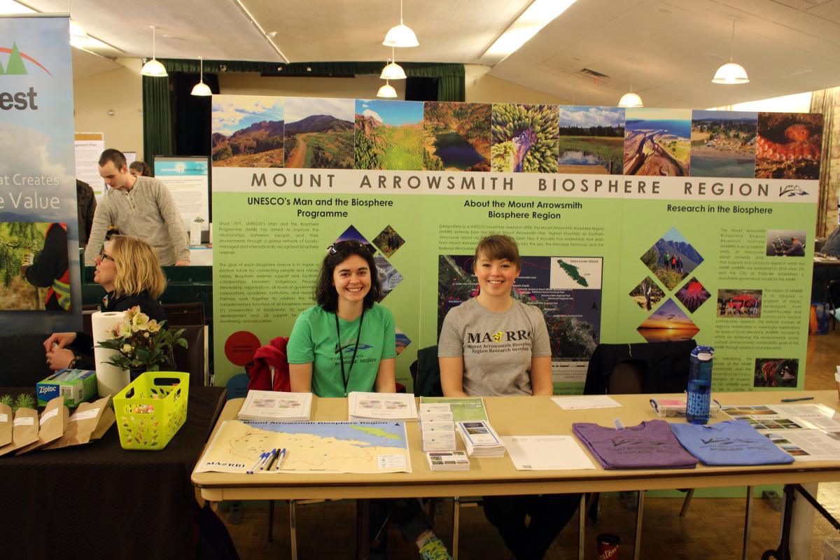 Sarah & Kayla manning the MABR display.